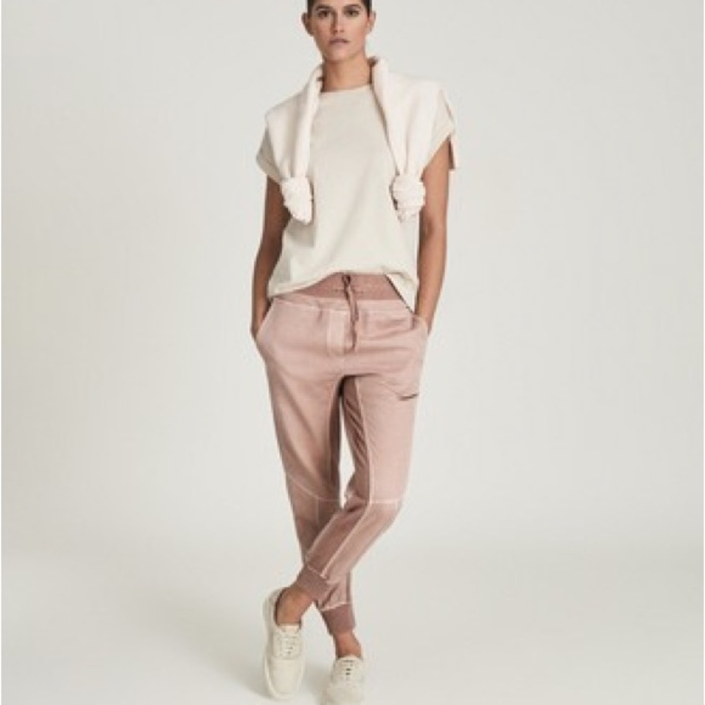 Pink Reiss sweatpants